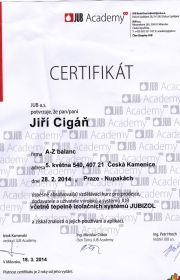 Certifikát 2