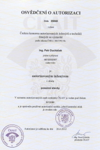 Osvědčení o autorizaci